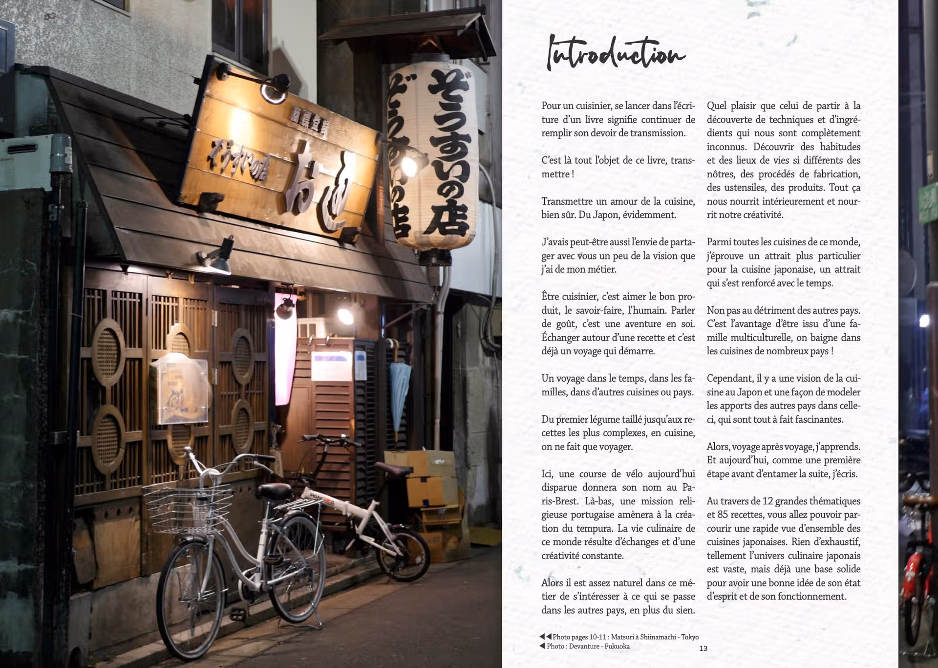 JAPON, recettes et histoires par un cuisinier-voyageur